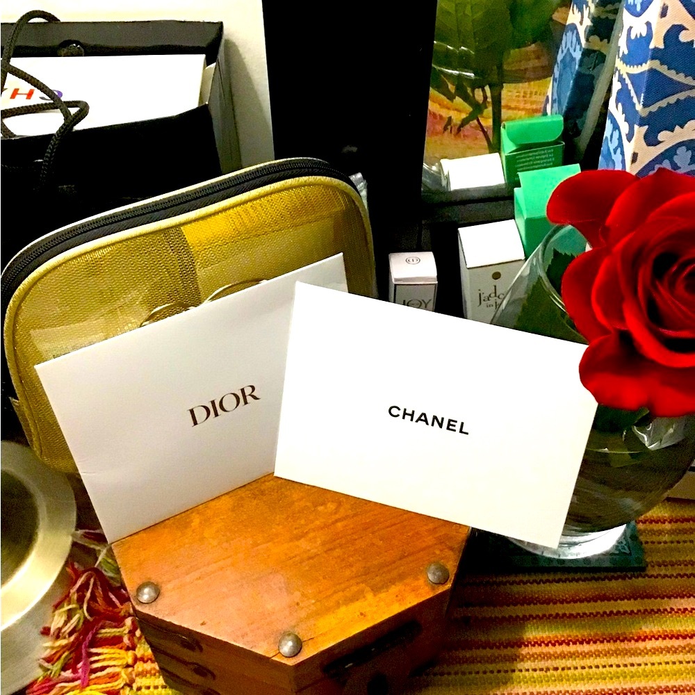 Chanel and Dior Cards (3) NWOT